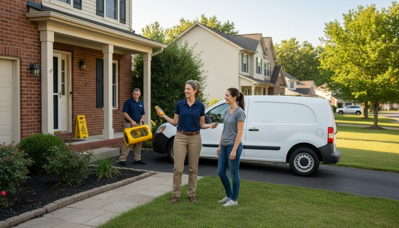 Water restoration image for Home Water Damage Repair in Hartly, DE